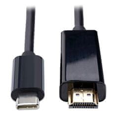 Northix USB-C (3.1) – HDMI (2.0) adapter, 1,8 m - fekete 