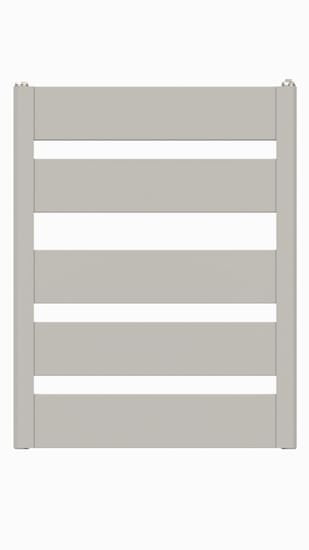 CINI Meleg vizes alumínium radiátor Elegant, EL 7/50, 945 × 530, fehér