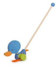 Legler Kis lábhúzó játék hintázó kacsa kék