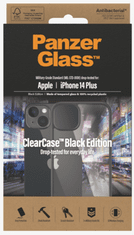 PanzerGlass ClearCase Apple iPhone 2022 6.7" Max (Black edition) készülékhez, 0407