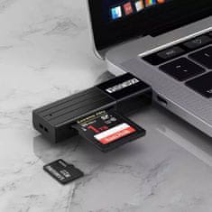 Kaku KSC-749 USB kártyaolvasó SD / microSD, fekete