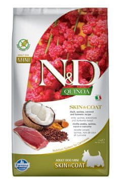Quinoa DOG Skin & Coat kacsa és kókusz Mini 2,5kg