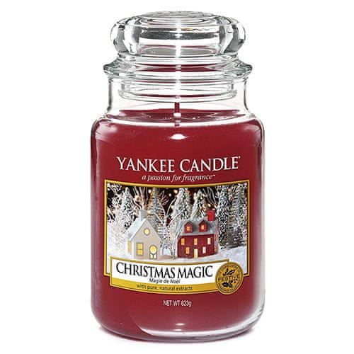 Yankee Candle Gyertya egy üvegedénybe a Yankee gyertyát, Karácsonyi varázslat, 623 g