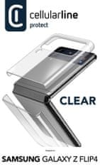 CellularLine Clear Case védőtok Samsung Galaxy Z Flip4 készülékre CLEARCSGALZFLIP4T, átlátszó