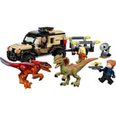 LEGO Jurassic World 76951 Pyroraptor és Dilophosaurus szállítás