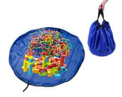Aga Játékszőnyeg játéktároló zsák 150 cm 2 az 1-ben kék