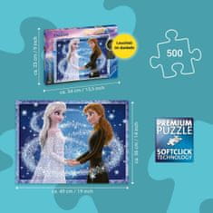 Ravensburger Izzó puzzle Ice Kingdom: Anna és Elsa nővérek 500 darab