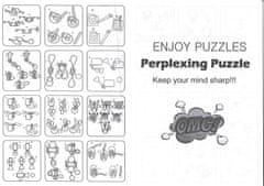 Fém puzzle 1db - Nehézség 2 - változat vagy szín keveréke
