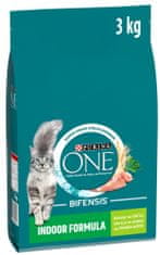 Purina ONE Indoor pulyka - lakásban élő macskák számára, 3 kg