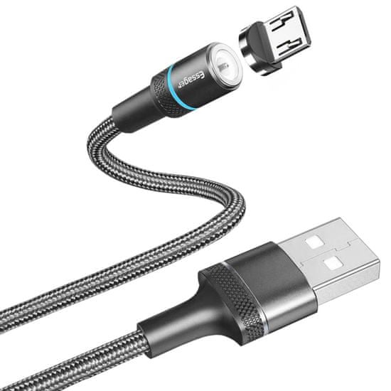 Northix Micro USB kábel mágneses csatlakozóval - 1 m