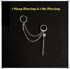 KPOP2EU BTS J-Hope Fülbevaló - 1 Hoop Piercing & 1 No Piercing