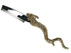 Enzo Professzionális arany fodrász borbély sárkány hagyományos borotva penge