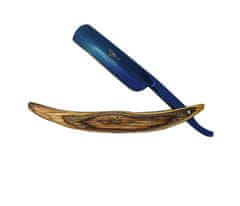 Enzo Gepard blue professzionális borbély fodrász borotvakés pengével ezüst I-1257