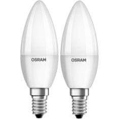 Osram 2x LED izzó E14 B35 4,9W = 40W 470lm 4000K Semleges fehér 200°