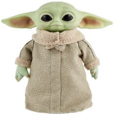 Mattel Star Wars RC Baby Yoda plüss hangeffektusokkal, GWD87