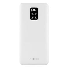FIXED Zen 10 Powerbank LCD kijelzővel és PD kimenettel 20 W, 10 000 mAh FIXZEN-10-WH, fehér
