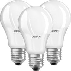 Osram 3x LED izzó E27 A60 8,5W = 60W 806lm 3000K Meleg fehér 200°