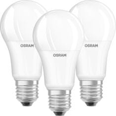 Osram 3x LED izzó E27 A60 13W = 100W 1521lm 2700K Meleg fehér