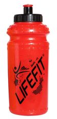 LIFEFIT Kerékpáros palack 9992, 600ml, piros