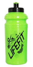 LIFEFIT Kerékpáros palack 9992, 600ml, zöld