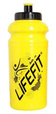 LIFEFIT Kerékpáros palack 9992, 600ml, sárga