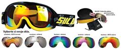 Sulov SULOV PASSO junior downhill szemüveg, dupla üvegezés, fekete és sárga