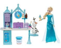 Disney Frozen Fagylaltos kocsi játékkészlet Elzával és Olaffal HMJ48
