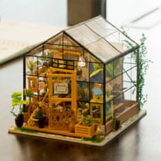 Robotime Játék miniatűr ház üvegház