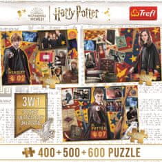 Trefl Harry Potter rejtvény: Ron, Hermione és Harry 400 + 500 + 600 darab