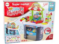 Lean-toys Szupermarket készlet Élelmiszer a gyermekek számára