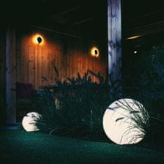 Volteno Napelemes kerti LED lámpa GOLYÓ 30cm RGB + távirányító