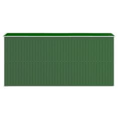 shumee zöld horganyzott acél kerti fészer 192x440x223 cm