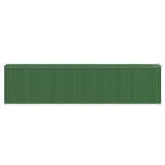 shumee zöld horganyzott acél kerti fészer 192x855x223 cm