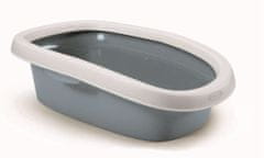 Stefanplast WC ovális kis Sprint, kék-szürke