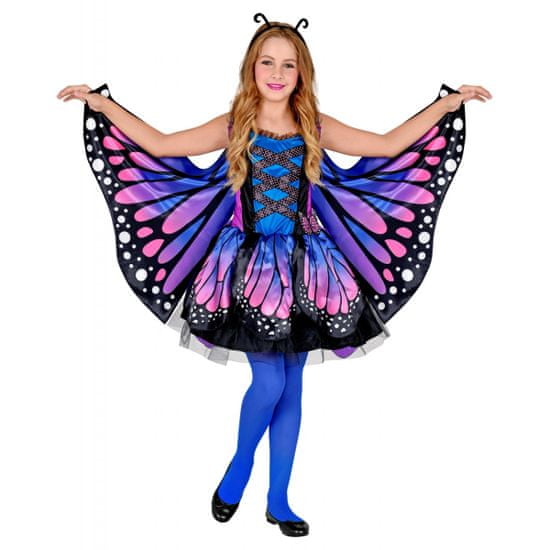Widmann Farsangi pillangó jelmez kék