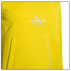 Calvin Klein Pulcsik sárga 163 - 167 cm/S Monologo Hoodie