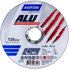 Norton Pajzs alumínium 125x1,0 ALU 66252828237