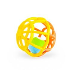 Baby Mix Interaktív világító és játszó csörgő léggömb sárga