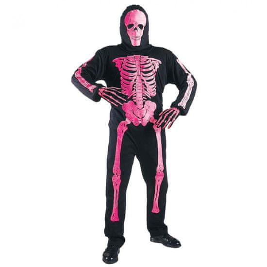 Widmann Gyermek farsangi jelmez Neon csontváz rózsaszínű