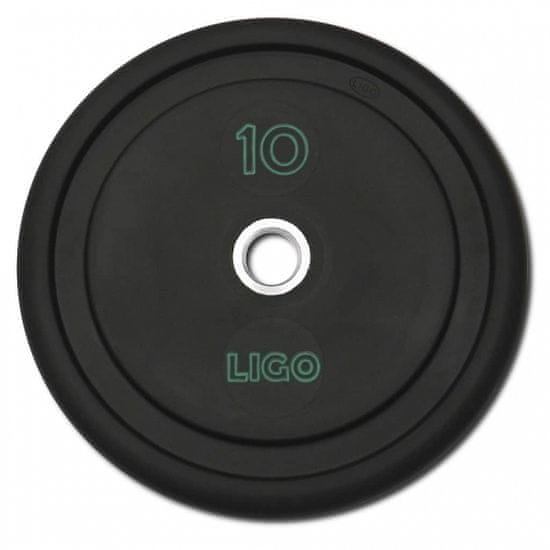 LIGO Olimpiai gumírozott korong Legpress 25 kg