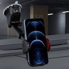 Malatec Univerzális állítható autós tartó tapadókorongos telefonhoz és tablethez