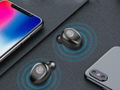 Malatec 2 az 1-ben Bluetooth vezeték nélküli fejhallgató és power bank LCD
