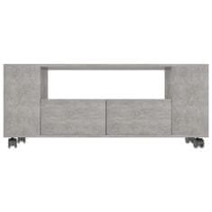 shumee betonszürke forgácslap TV-szekrény 120 x 35 x 43 cm
