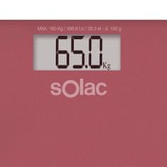 SOLAC Súly , PD7624, személyi, ultra lapos, edzett üveg, automata kikapcsolás, digitális kijelző