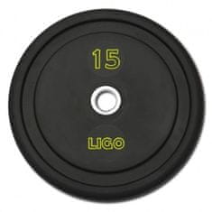 LIGO Olimpiai gumírozott korong Legpress 20 kg