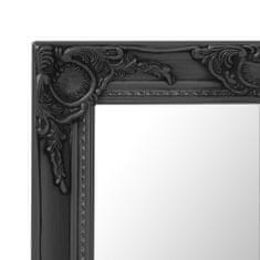 shumee fekete barokk stílusú fali tükör 50 x 60 cm