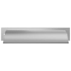 shumee ezüstszínű rozsdamentes acél medenceszökőkút 45 x 9 x 26 cm 