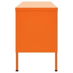 shumee narancssárga acél TV-szekrény 105 x 35 x 50 cm