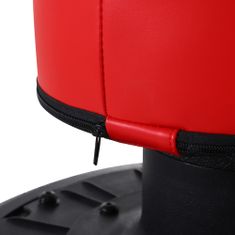 HOMCOM Boxzsák, állítható magasságú, Ф56 x 145-172cm, fekete / piros