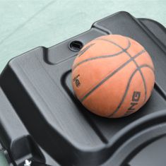 HOMCOM szabadtéri kosárlabda állvány állítható acélmagassággal és talppal talppal